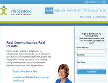 Tablet Screenshot of cornerstone-ct.com